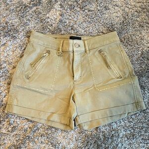 White House Black Market Khaki Cargo Shorts